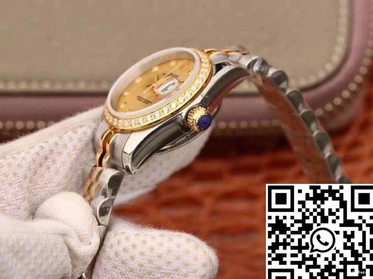 Lady Datejust 28mm Gold Rolex 18K Plating Dial Gold 0910